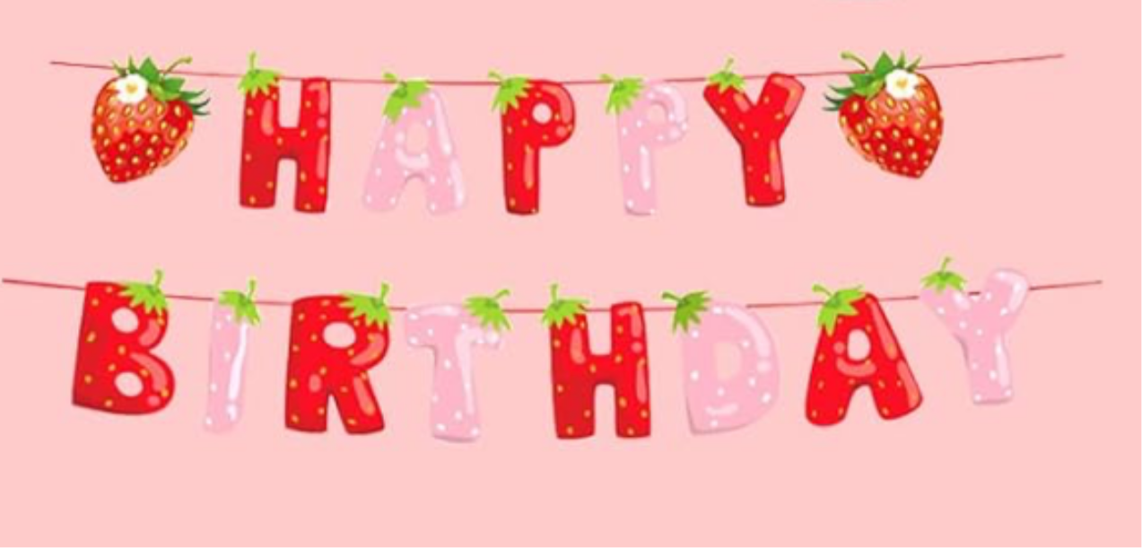 Banner Strawberry (x1u)