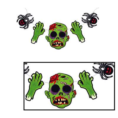 Letrero Temporada Halloween Zombie (x1u)