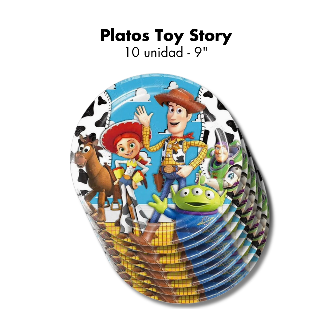 Toy Story Platos 9" (x10u)