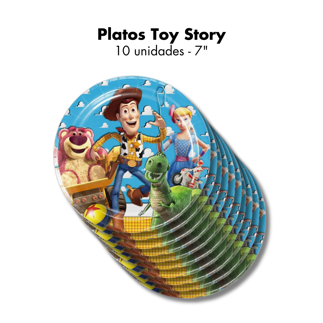 Toy Story Platos 7" (x10u)