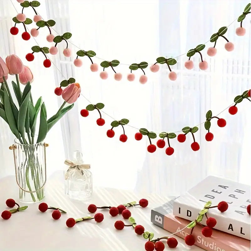 Cherry Party Blossom Garland Decor