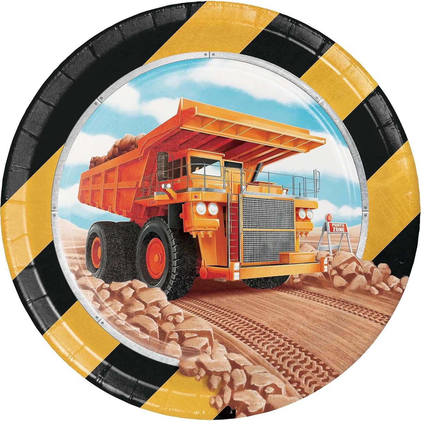 Platos Zona de Construcción 7" (x16u)