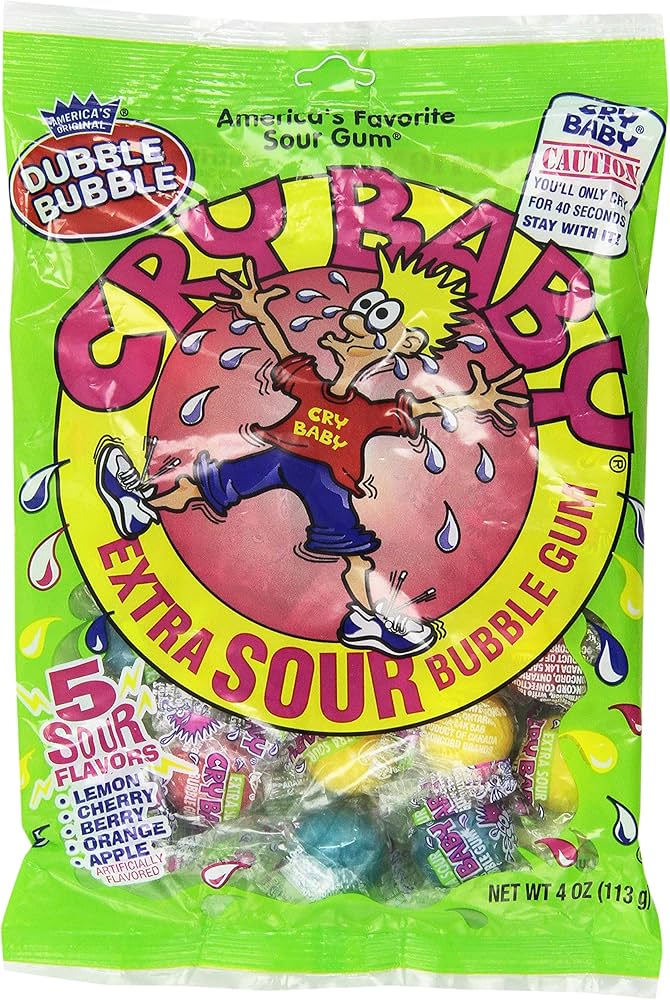 Cry Baby Bubble Gum 4oz