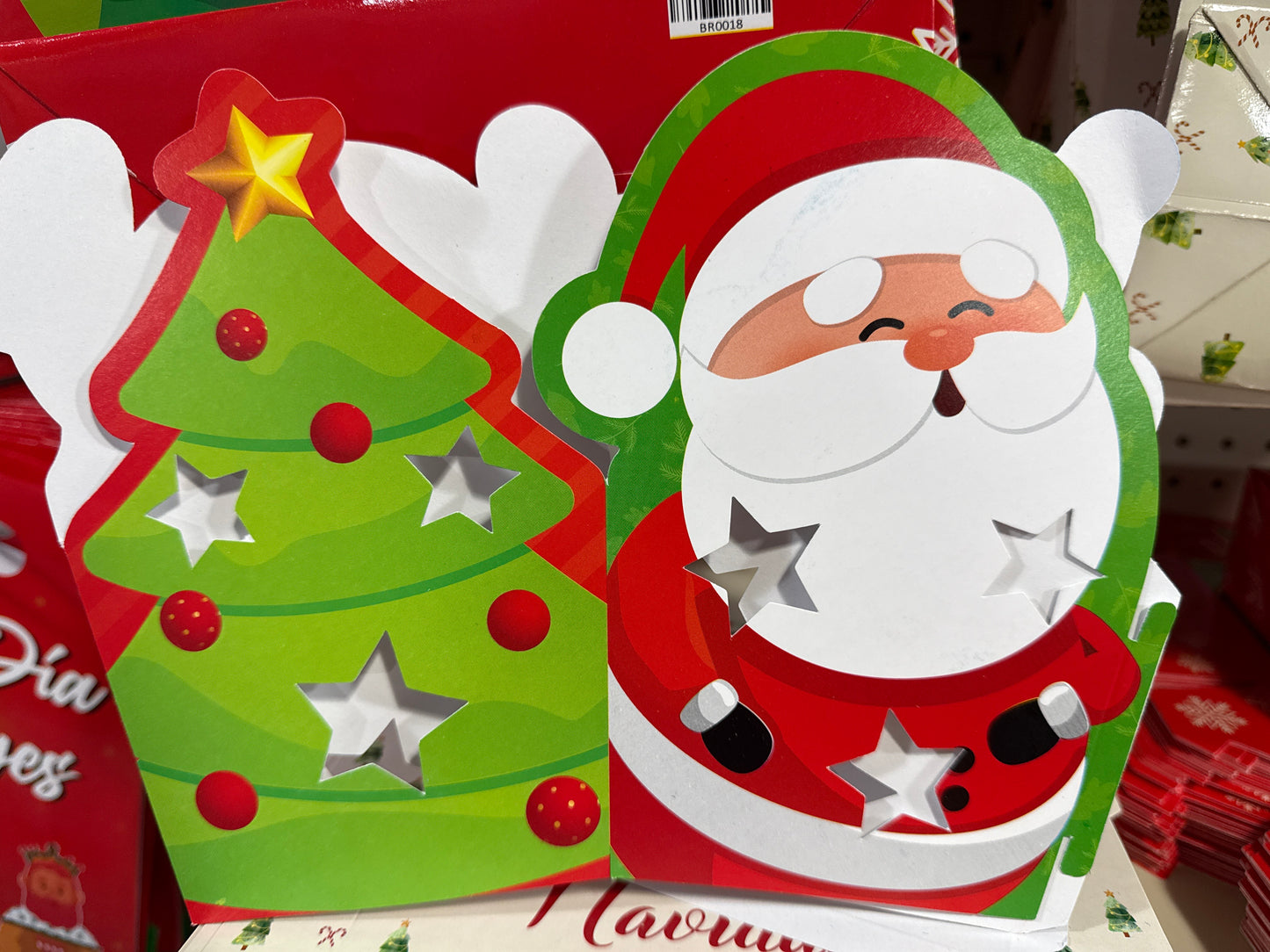 Cajita Crispetera Navidad x1