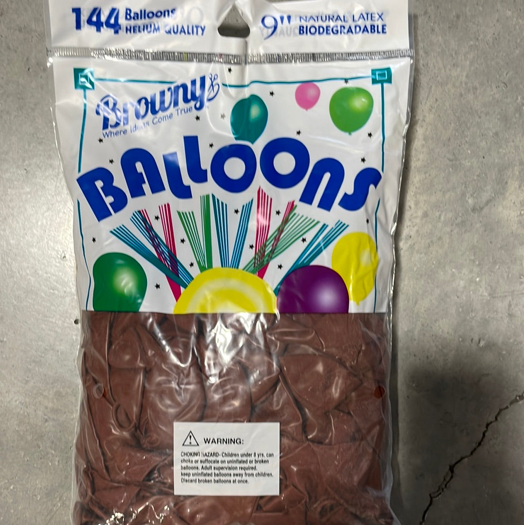 Globo 9” 144pcs - Coffee