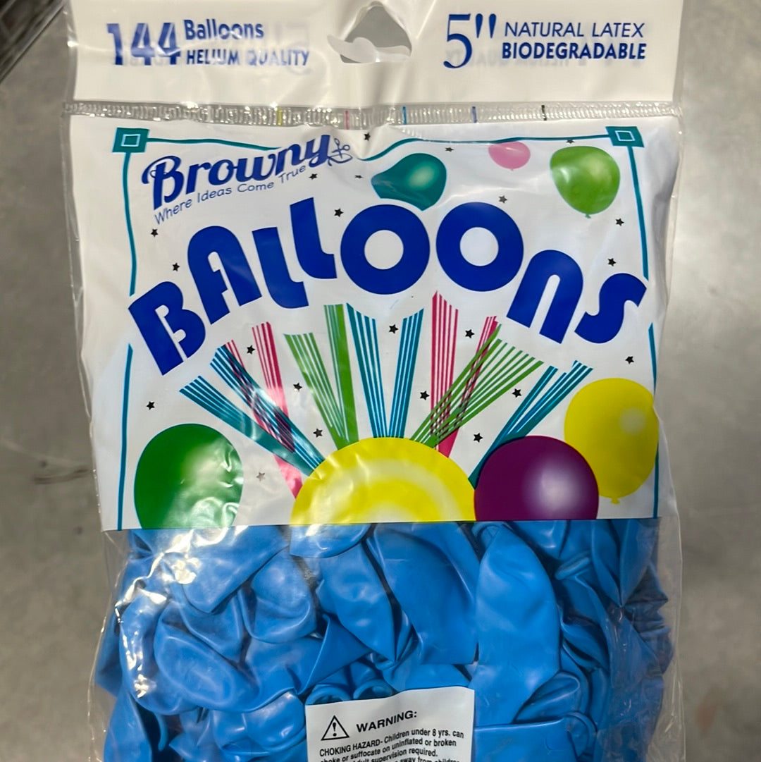 Globos 5” 144pcs - Light Blue