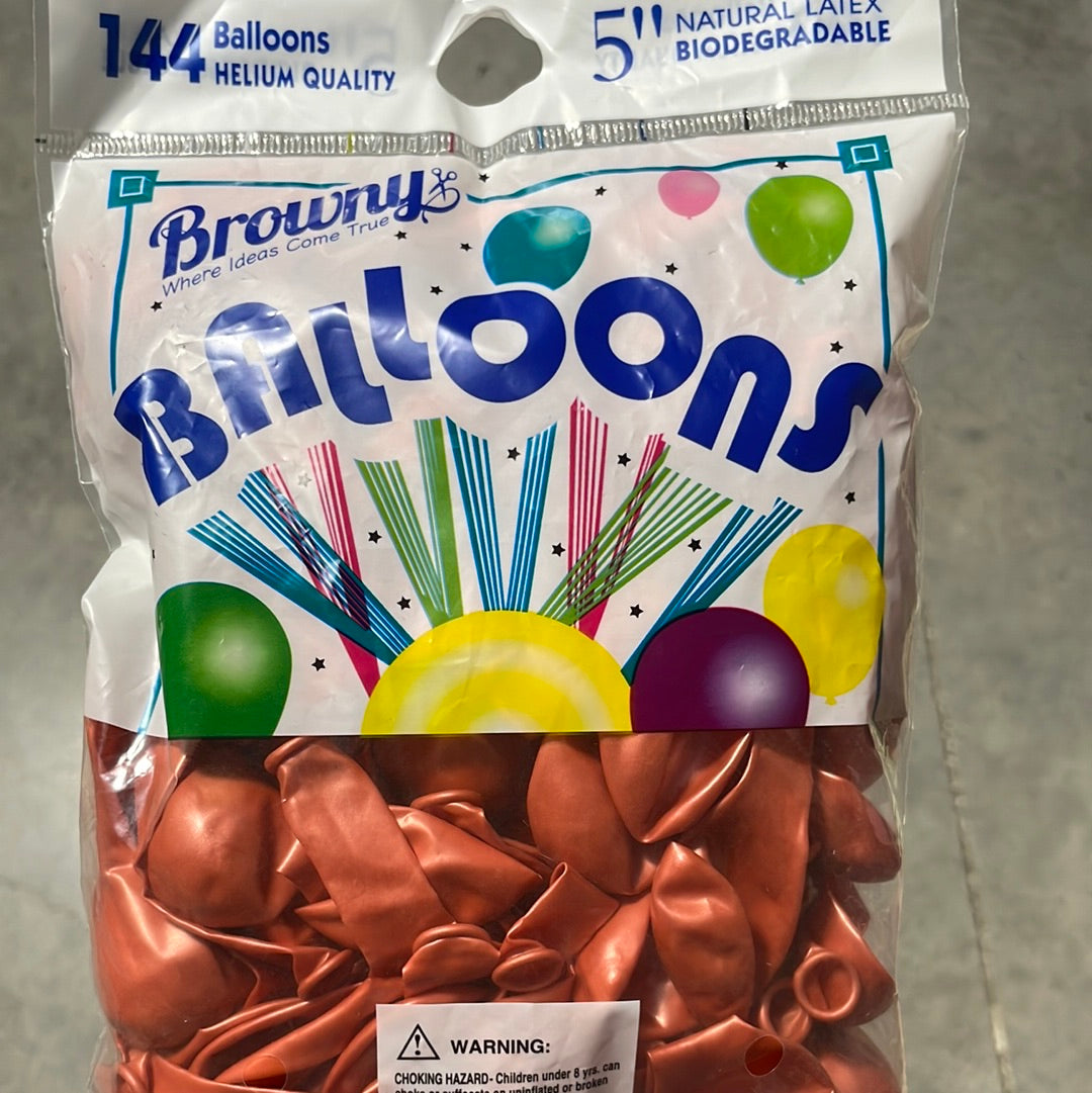 Globos 5" 144pcs - Met Rose Gold