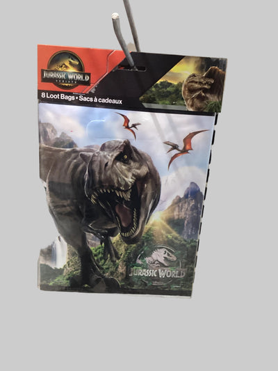 Jurassic World Loot Bags 8pcs