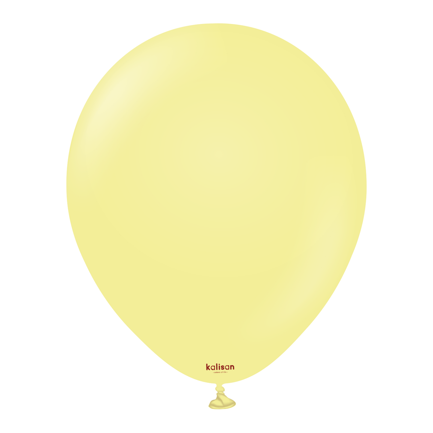 Kalisan Balloons 12” Macaron Yellow Standard 50ct