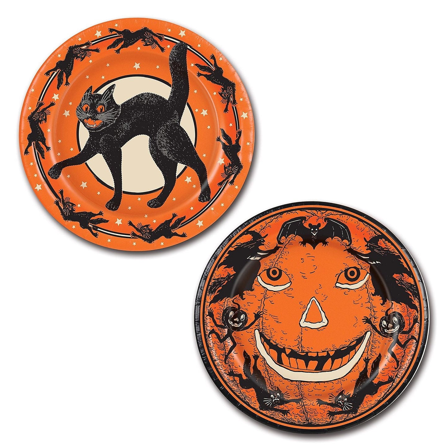 Halloween Vintage Plates 9" (x16u)