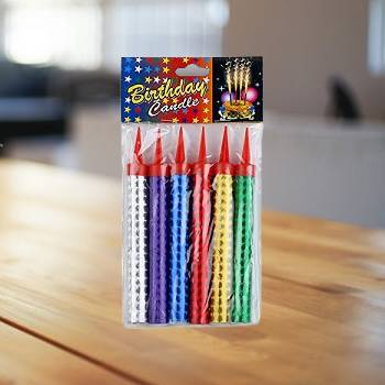 Party Candles Multicolor MEDIUM (x6u)