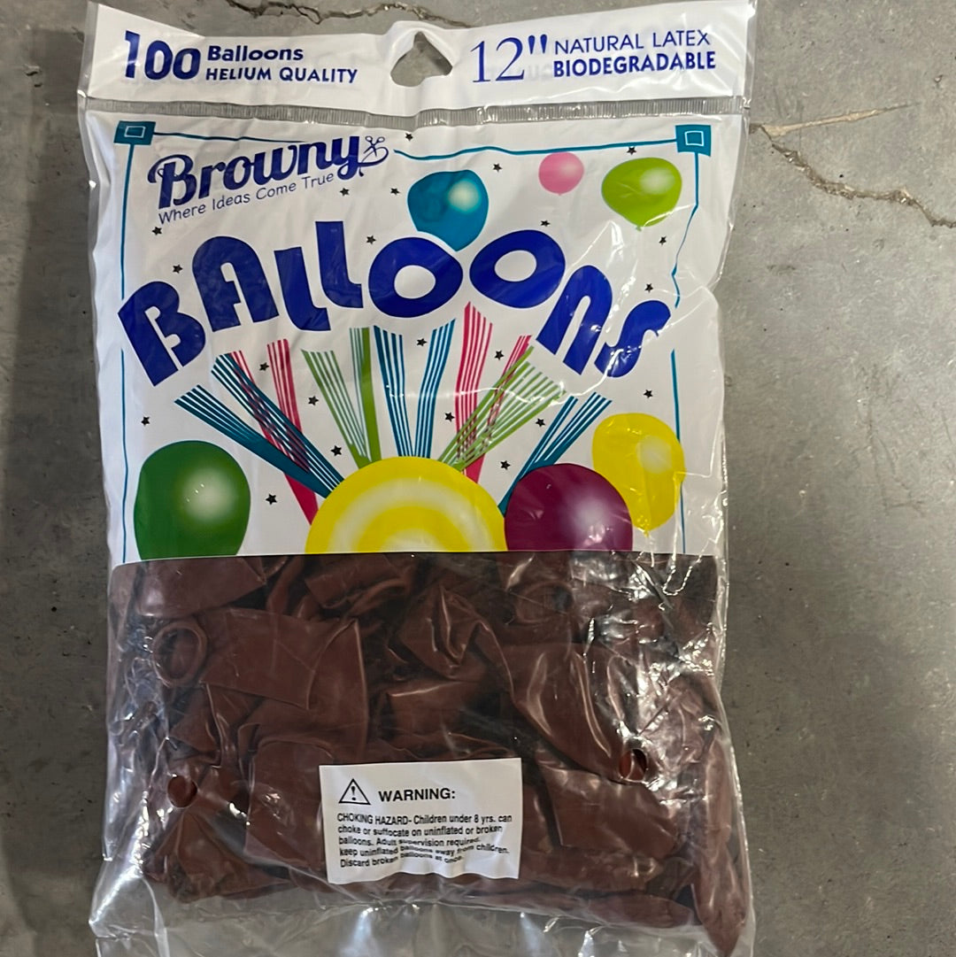 Globo 12” 100pcs - Coffee