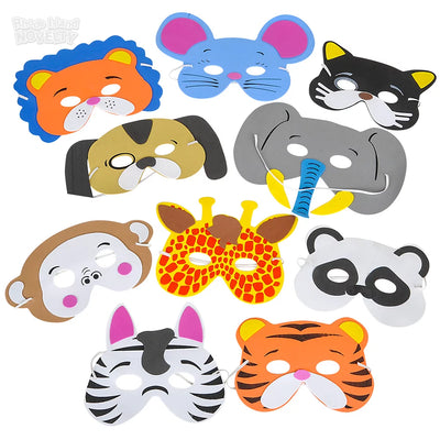 Foam Animal Mask (x12u)
