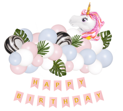 Tropical Birthday Theme Balloon Garland Set 16ft