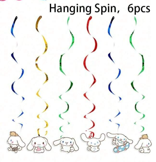 Cinnamoroll Espirales Decorativos (x6u)