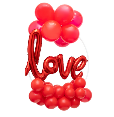 Balloon Hoop Kit Love (x1u)