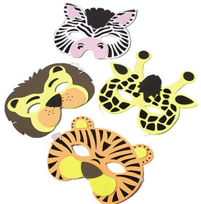 Wild Animal Foam Masks