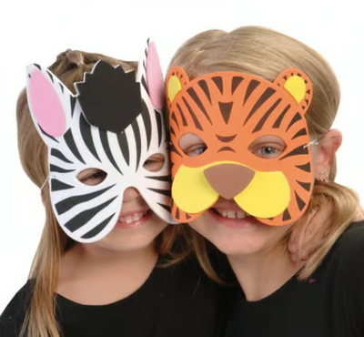 Wild Animal Foam Masks