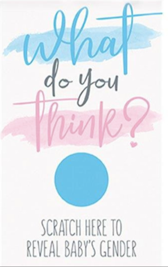Gender Reveal Party Game Scratch (x10u)