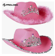 Sombrero Rosa + Corona