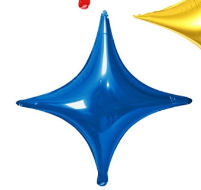Globo Mini Estrella (Cuatro Puntas) Fiesta Warehouse