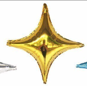 Globo Mini Estrella (Cuatro Puntas) Fiesta Warehouse