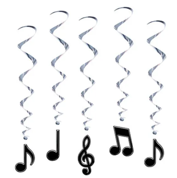 MUSICAL NOTES WHIRLS