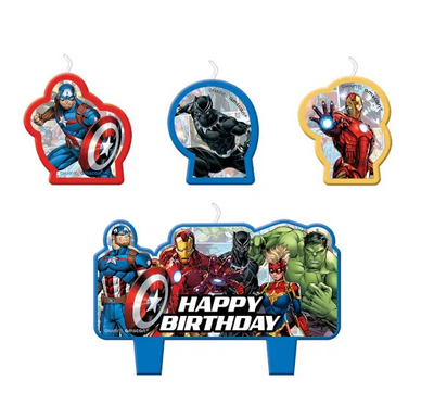 Marvel Avengers Unite Vela Candles