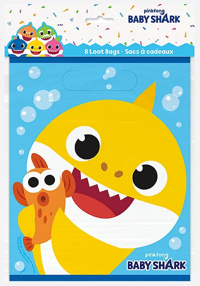 Baby Shark Loot Bags 8ct