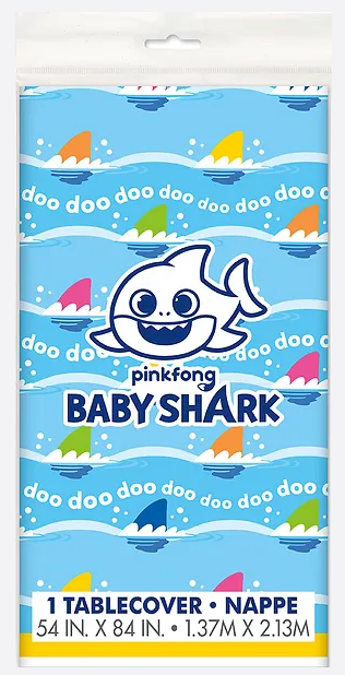 Baby Shark Plastic Rectangular Tablecover