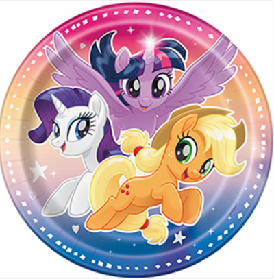 My Little Pony Plates 7" 8pcs