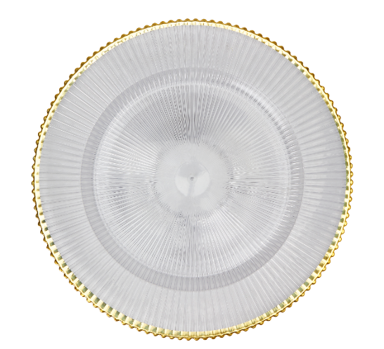 Plato plástico 13” - Gold
