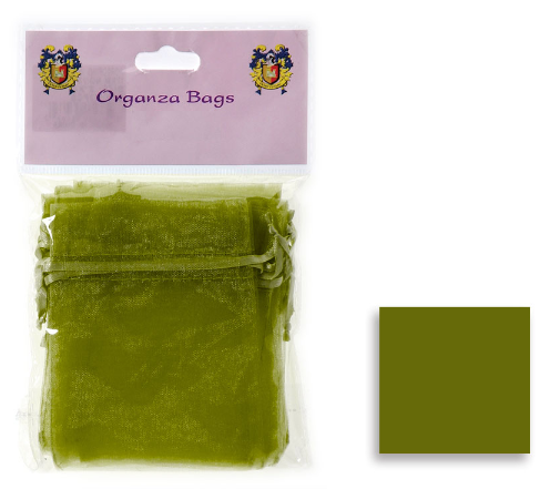 Organza Sheer Bags 3" x 4" - 12pcs Pack GR
