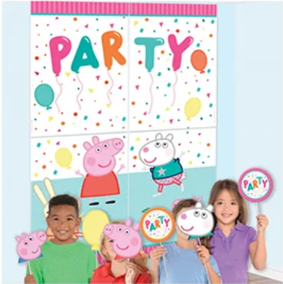 PEPPA PIG CONFETTI SCENE SETTER W/PROPS