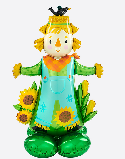 Thanksgiving Scarecrow Airloonz Balloon 34inx54in