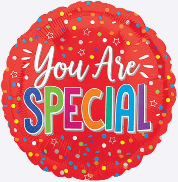 18" YOU ARE SPECIAL RED