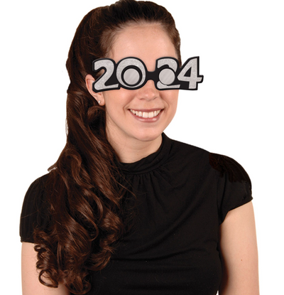 2024 Glittered Plastic Eyeglasses