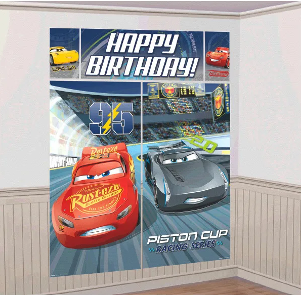 DISNEY CARS 3 SCENE SETTER