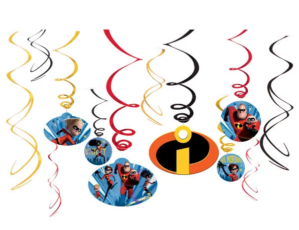 Incredibles 2 Swirl Decoration