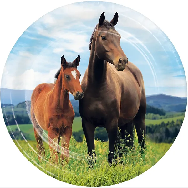 Horse and Pony Platos 7" (x8u)
