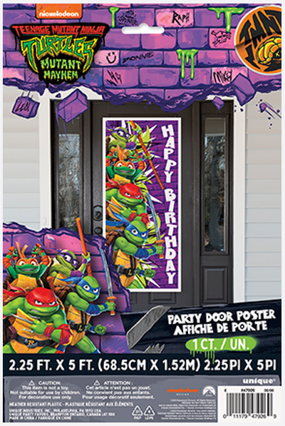 Teenage Mutant Ninja Turtles Door Poster