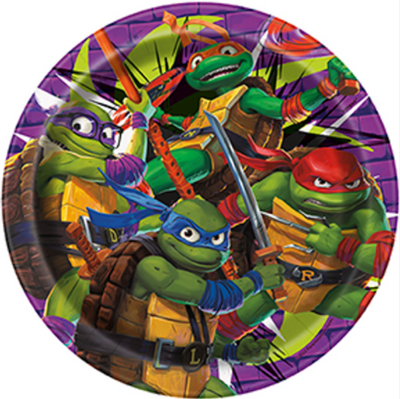 Teenage Mutant Ninja Turtles Plates 7" 8pcs