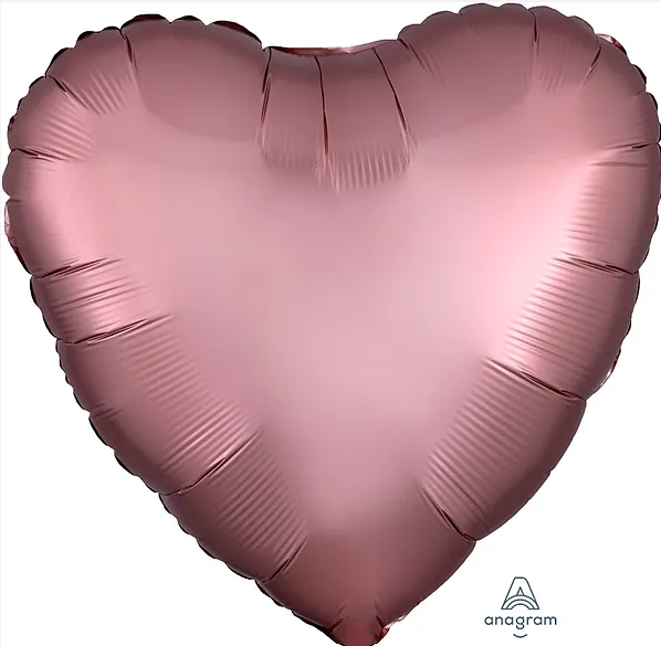 18" H SATIN LUXE ROSE COPPER