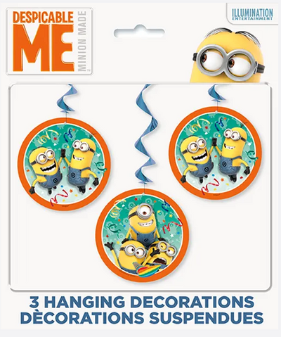 DESPICABLE ME HANGING SWIRL