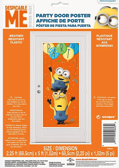 DESPICABLE ME DOOR POSTER
