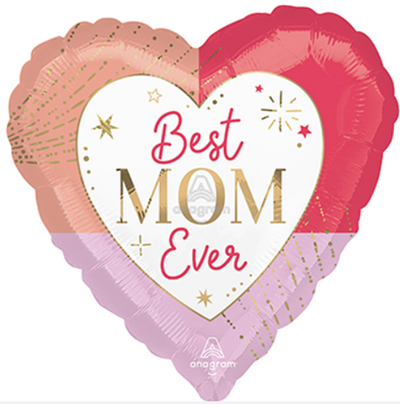 18" COLORFUL BEST MOM EVER