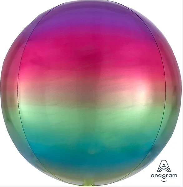 Orbz Balloon Ombre RAINBOW