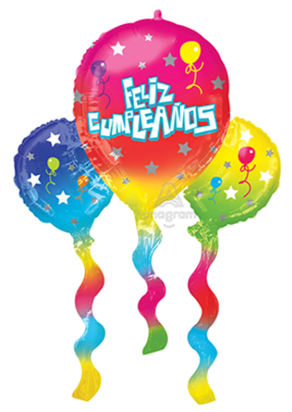 SUPER SHAPE FELIZ CUMPLEANOS REMOLINO