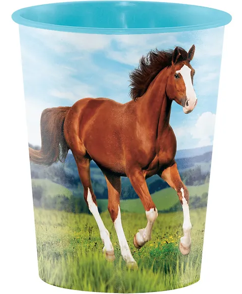 Horse and Pony Vaso Plastico (x1u)
