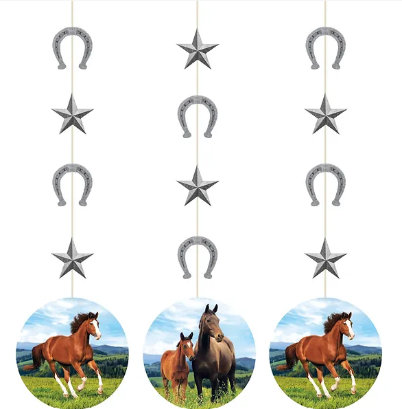 Horse and Pony Hang Cutouts (x3u)